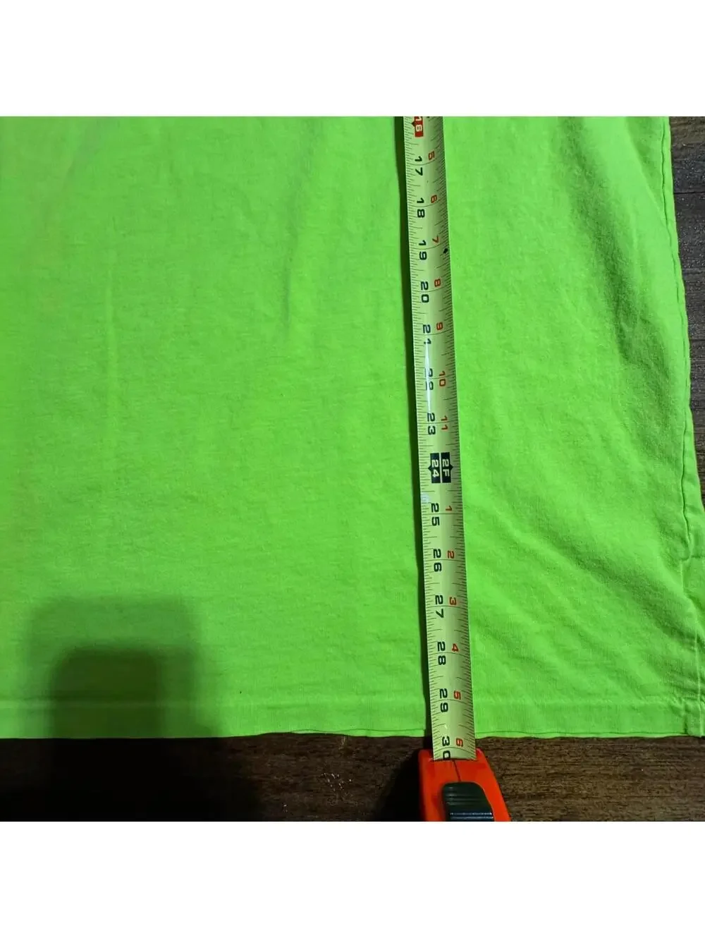 Polo Ralph Lauren Pocket T Shirt 1XB Red Solid BRIGHT Green Pony Single Stitch - Picture 5 of 7
